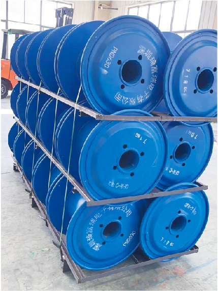Double layer high-speed cable reel