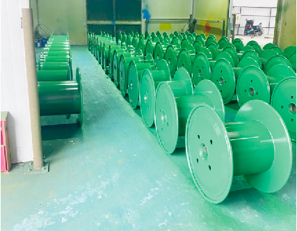 Double layer high-speed cable reel