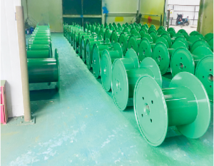 Double layer high-speed cable reel
